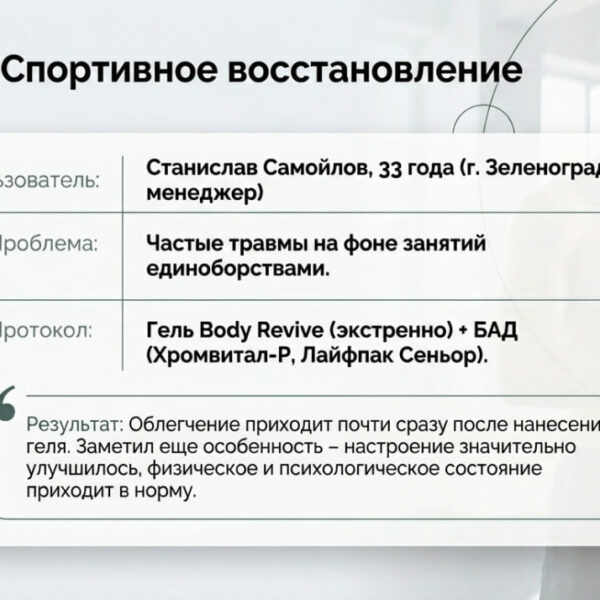 Отзыв Body Revive (Боди Ривайв)