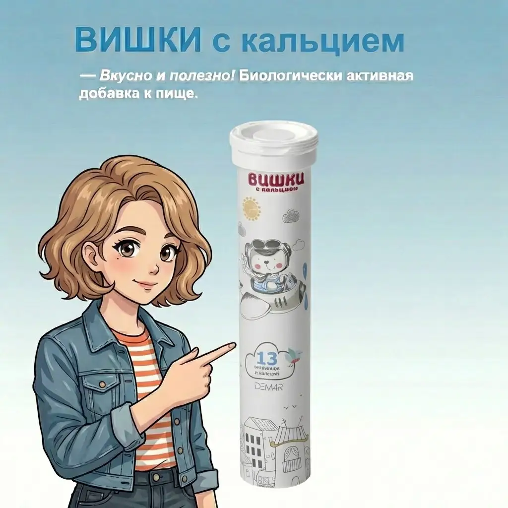 Вишки с кальцием от Визион